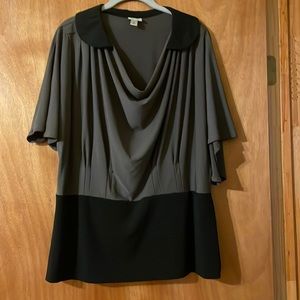 Worthington women’s stretch top with bell sleeves (OLCC)